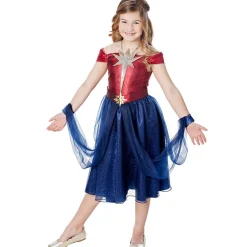 Disfraz de Capitana Marvel™ Vestido para niña