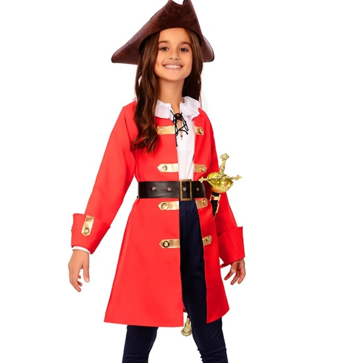 Disfraz de Capitana Pirata para niña