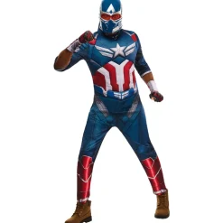 Disfraz de Capitán América™ BNW Deluxe para adulto