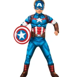 Disfraz de Capitán América™ Musculoso Deluxe infantil