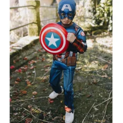 Disfraz de Capitán América™ Musculoso infantil