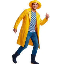 Disfraz de Capitán Pescador Amarillo para adulto