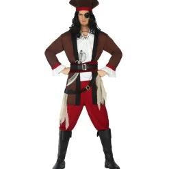 Disfraz de Capitán Pirata Davis para hombre
