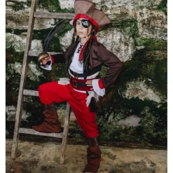 Disfraz de Capitán Pirata Davis para niño