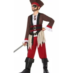 Disfraz de Capitán Pirata Davis para niño