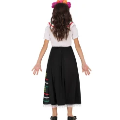 Disfraz de Catrina Colorida para niña