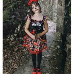 Disfraz de Catrina Lujo para niña