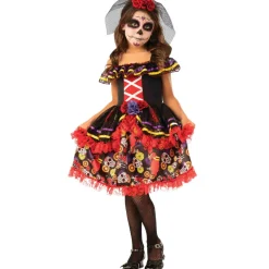 Disfraz de Catrina Lujo para niña