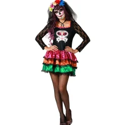 Disfraz de Catrina Muerte Mexicana para mujer
