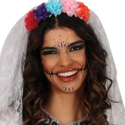 Disfraz de Catrina Novia Blanca para mujer