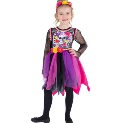 Disfraz de Catrina Radiante para niña