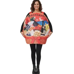 Disfraz de Cesta de Navidad para adulto