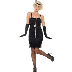 Disfraz de Charleston Flapper Negro para mujer