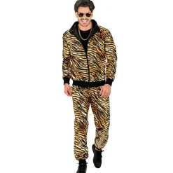 Disfraz de Chándal Años 80 Animal Print para adulto