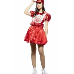 Disfraz de Chupa Chups™ Rojo para mujer