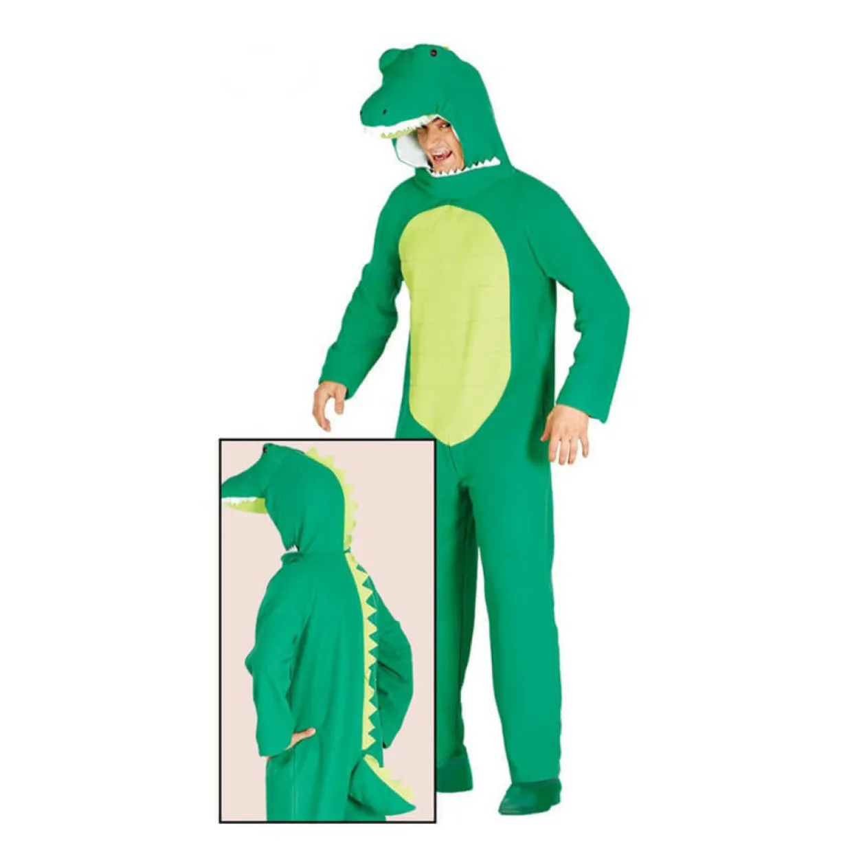 Disfraz de Cocodrilo Verde para adulto
