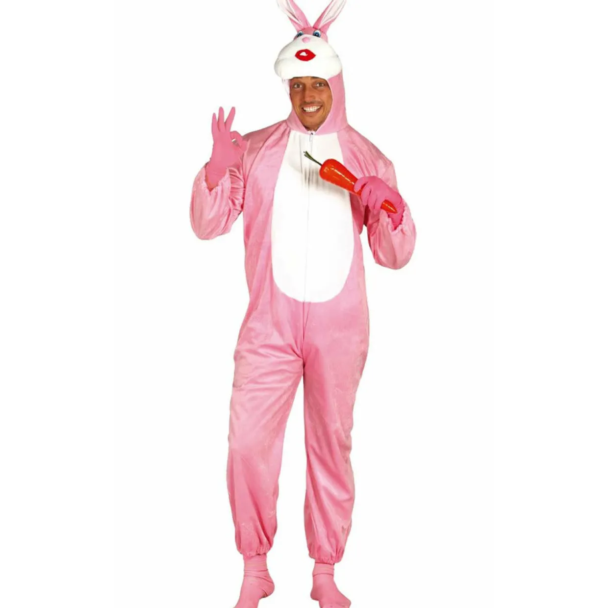 Disfraz de Conejito Rosa para adulto