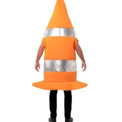 Disfraz de Cono de Tráfico Naranja para adulto