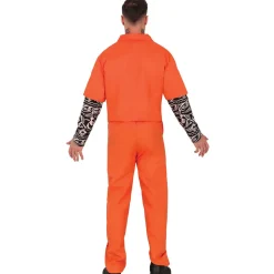 Disfraz de Convicto Americano Tatuado para adulto