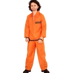 Disfraz de Convicto Naranja infantil