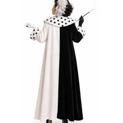 Disfraz de Cruella Abrigo mujer