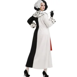 Disfraz de Cruella Abrigo mujer
