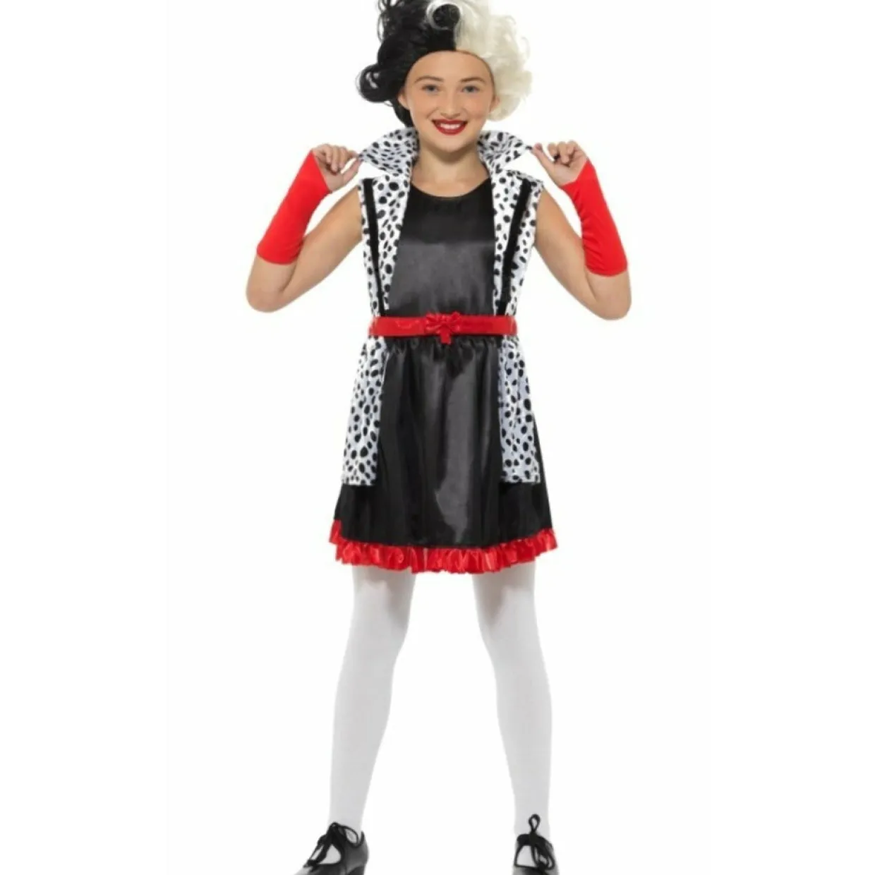 Disfraz de Cruella de Vil para niña