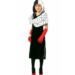 Disfraz de Cruella Dálmata para niña