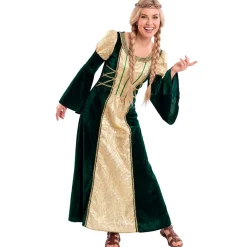 Disfraz de Dama Medieval Esmeralda para mujer