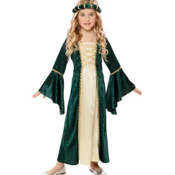 Disfraz de Dama Medieval Oriana para niña