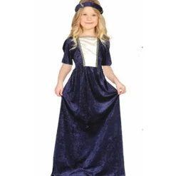 Disfraz de Dama Medieval para niña