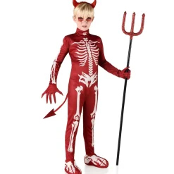 Disfraz de Diablo Esqueleto infantil