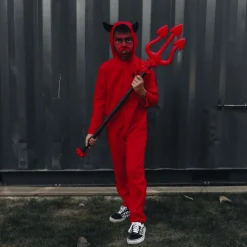 Disfraz de Diablo Rojo con Alas infantil