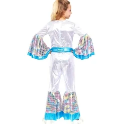 Disfraz de Disco Abba Deluxe para niña