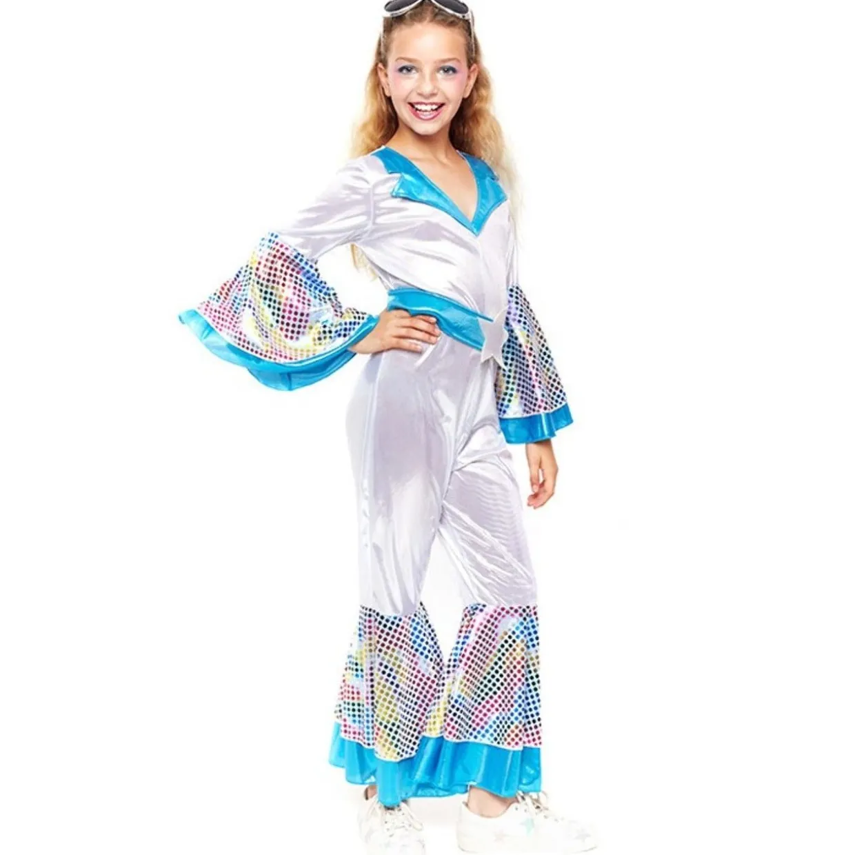 Disfraz de Disco Abba Deluxe para niña