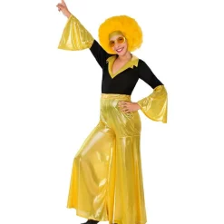Disfraz de Disco Dorado niña