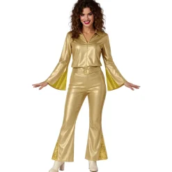 Disfraz de Disco Gold para mujer