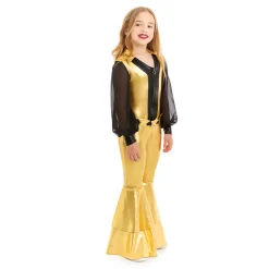 Disfraz de Disco Oro para niña