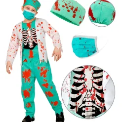 Disfraz de Doctor Zombie para niño