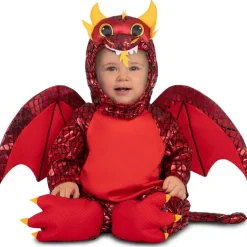 Disfraz de Dragón Rojo para bebé
