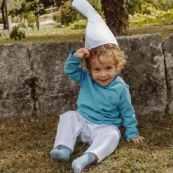 Disfraz de Duende Azul Clásico para bebe