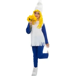 Disfraz de Duende Azul Patucos para niña