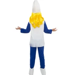 Disfraz de Duende Azul Patucos para niña