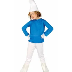 Disfraz de Duende Azul Pompón infantil