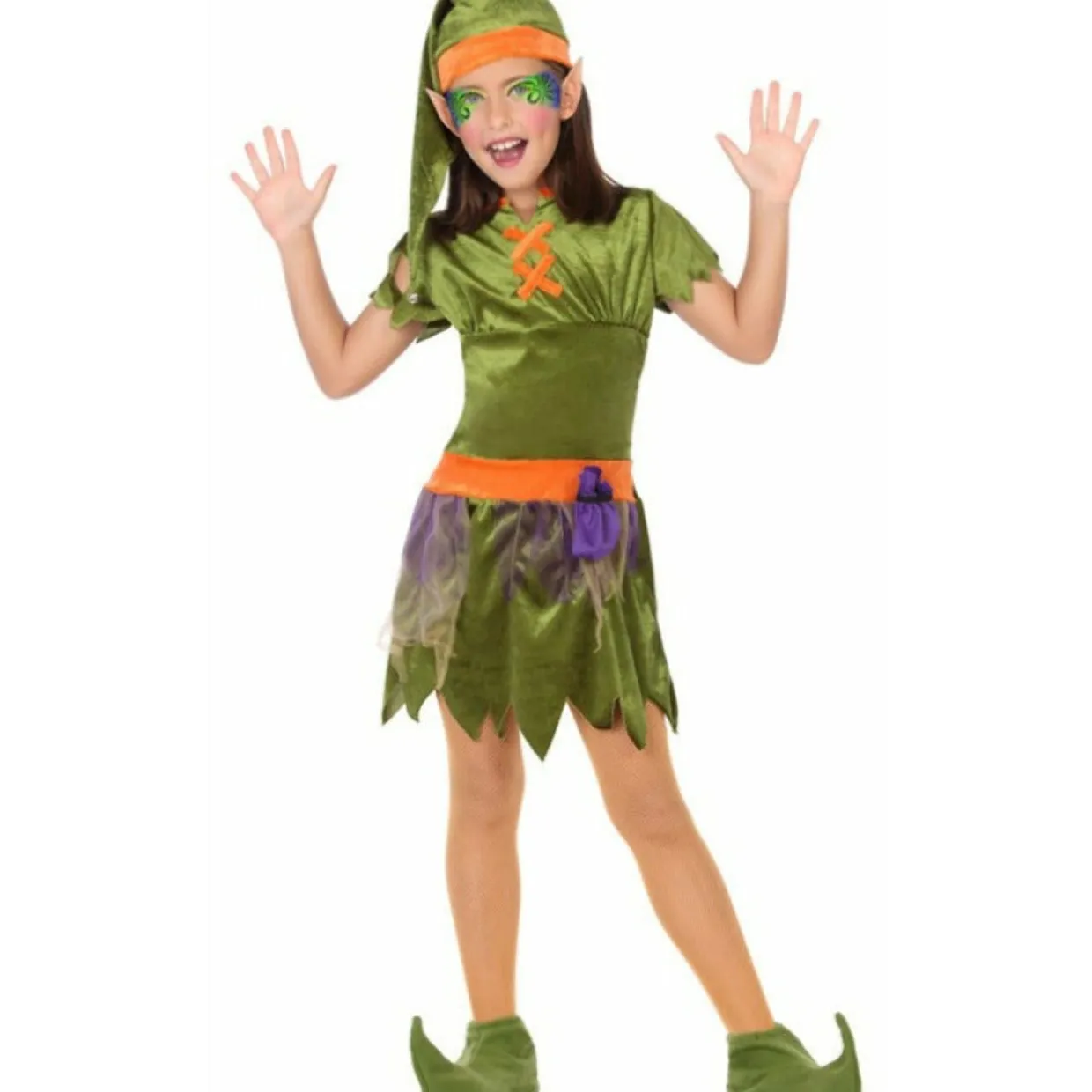 Disfraz de Duende del Bosque para niña
