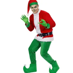 Disfraz de Duende Grinch Completo para adulto