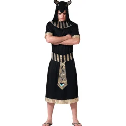 Disfraz de Egipcio Anubis Negro para hombre