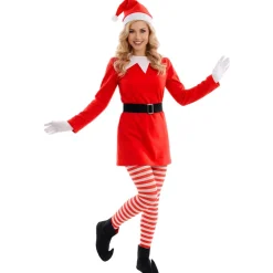 Disfraz de Elfa Divertida de Navidad para mujer