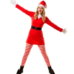 Disfraz de Elfa Divertida de Navidad para mujer