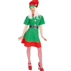 Disfraz de Elfa Navidad para mujer